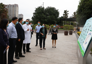 市人大常委会到我院调研全国文明城市创建工作