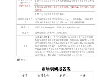 资阳市中心医院 全程健康管理服务运营及随访系统建设项目